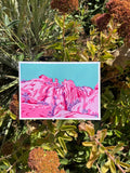 "Medeival Chamber in Pink" Art Print by Abster Artz