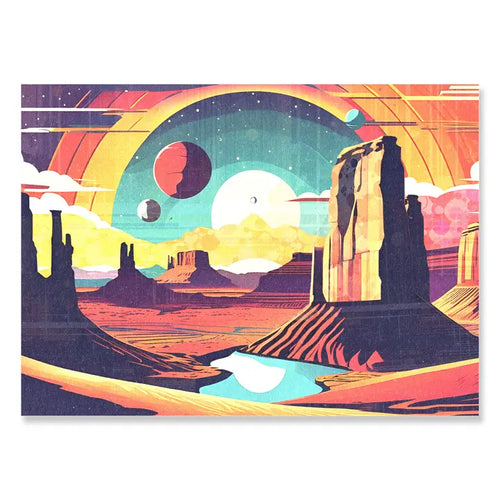 "Monuments Bright” Art Print by Erth People