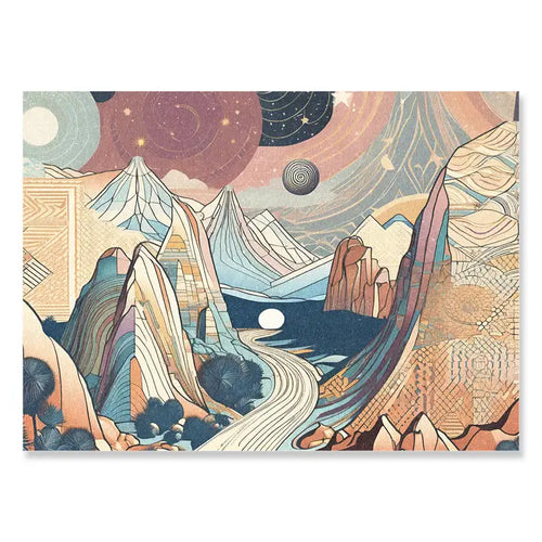 “Lucid Zion” Art Print by Erth People