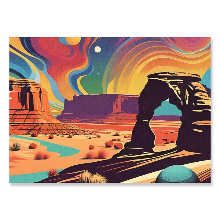 "Arch Planets” Art Print by Erth People