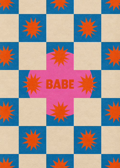 "Babe" Greeting Card Designed by Holli Zollinger