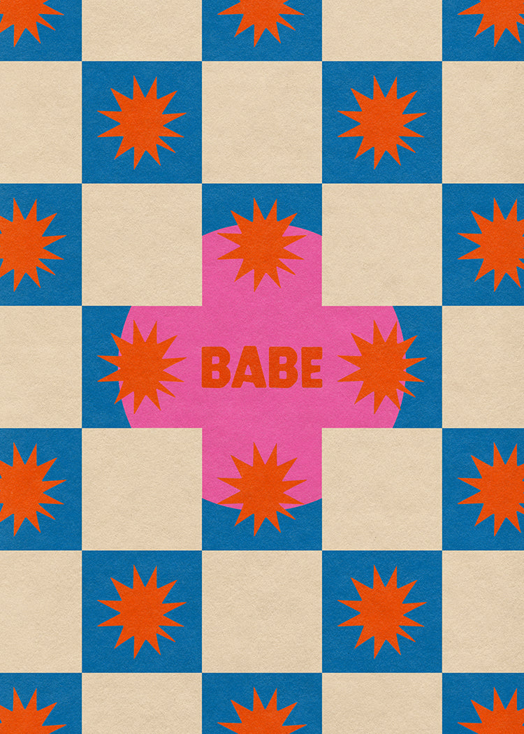 "Babe" Greeting Card Designed by Holli Zollinger
