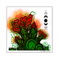 "Claret Cup" Square Postcard by Desert Edge Design