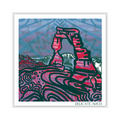 "Delicate Arch" Square Postcard by Desert Edge Design