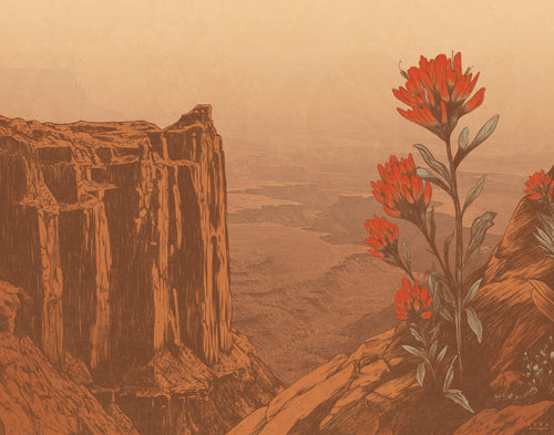 "Canyonlands Paintbrush" Art By Issa Designs