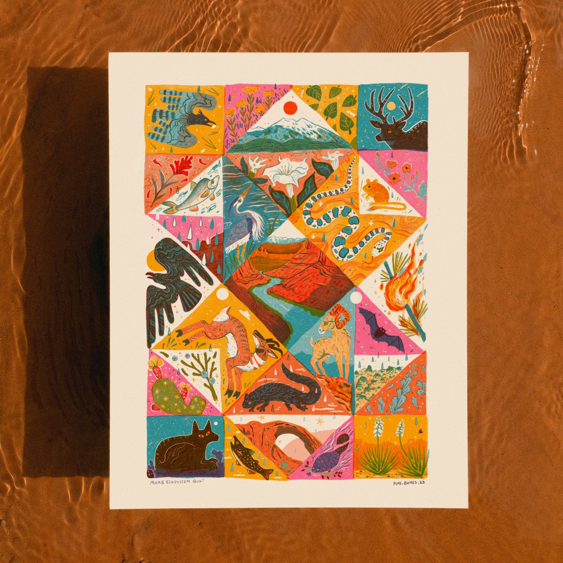 Ecosystem Pattern Art