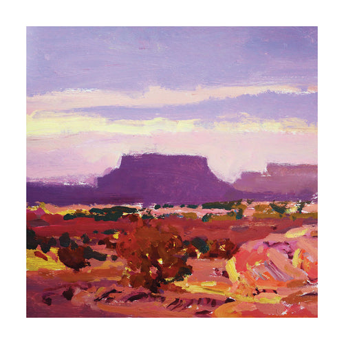 "Deep Desert Sunset" Art Print by Antonio Savarese