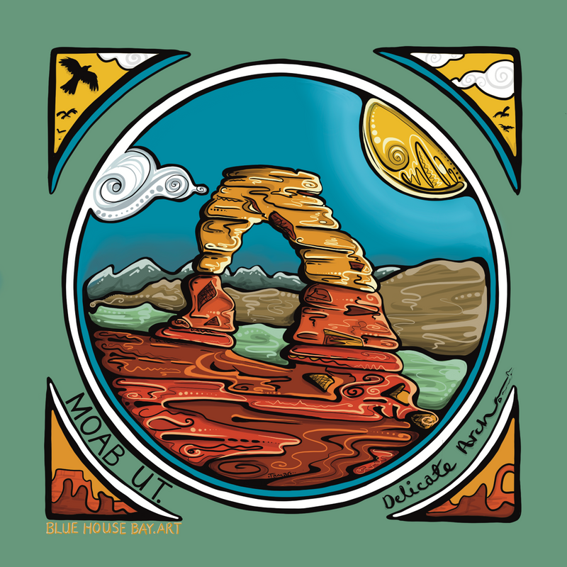"Delicate Arch" Art Print by Tamar Phillips