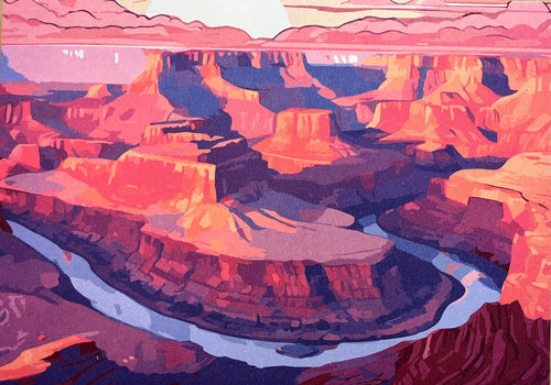 "Dead Horse Point” Art Print by Erth People