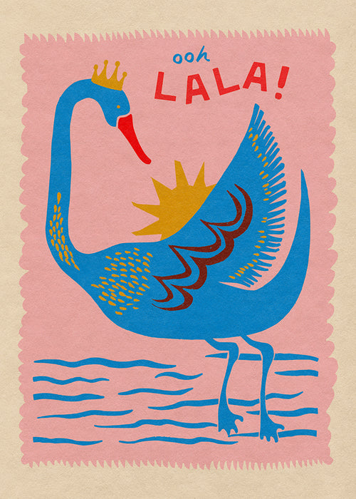 "Lala" Greeting Card Designed by Holli Zollinger
