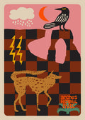 "Arches Checker" Art by Holli Zollinger