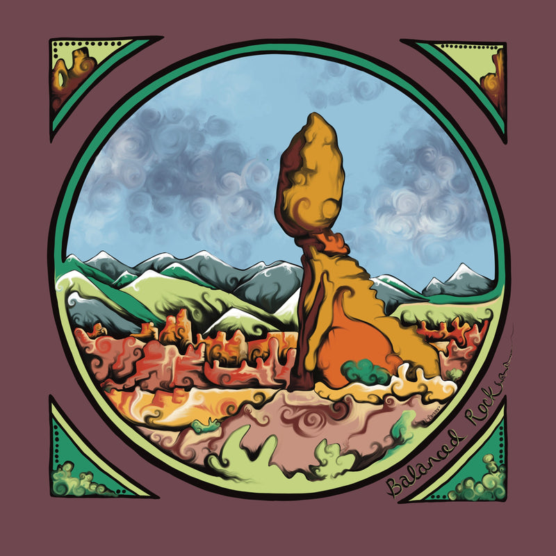 "Balanced Rock" Art Print by Tamar Phillips