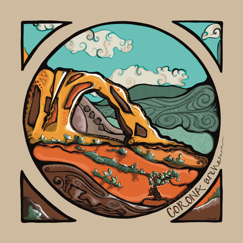 "Corona Arch" Art Print by Tamar Phillips