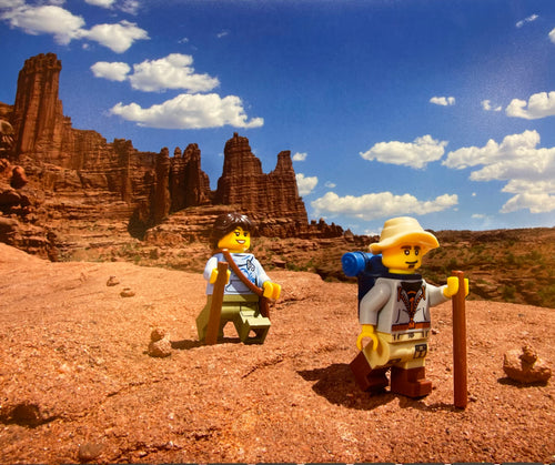 "Fisher Towers Hikers" By Brickrock Press