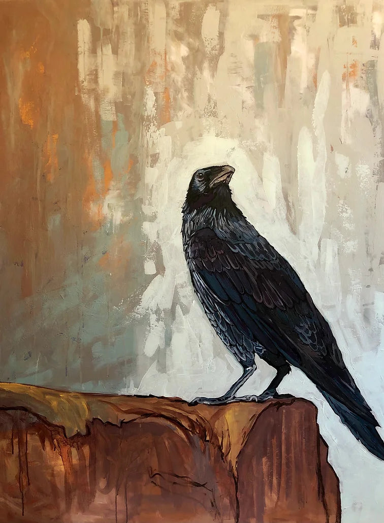 "Raven" Art Print by Adeline Guay