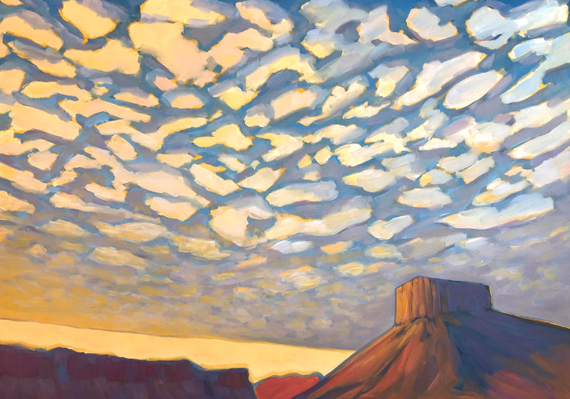 "Castle In The Sky" Art Print by Julia Buckwalter