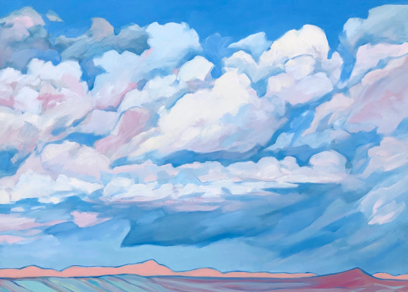 "Cloud Chaser" Art Print by Julia Buckwalter - SALE