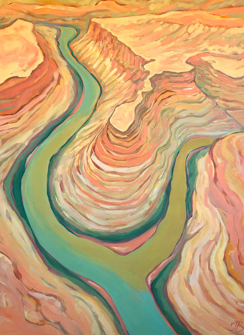 "Confluence" Art Print by Julia Buckwalter