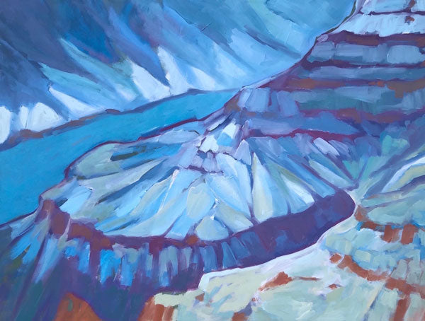 "Evening Mood In The Canyon" Art Print by Julia Buckwalter
