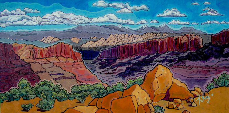 "Longs Canyon" Art Print by Adeline Guay