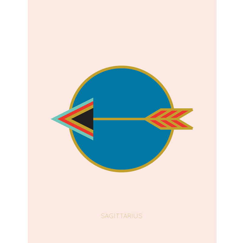 Sagittarius Zodiac Card by Holli Zollinger *50% OFF*