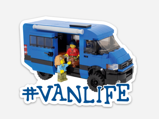 Van Life Brickrock Sticker